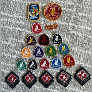 Figure Skating Level Badges/Patch Lot - Canadian Figure Skating Association